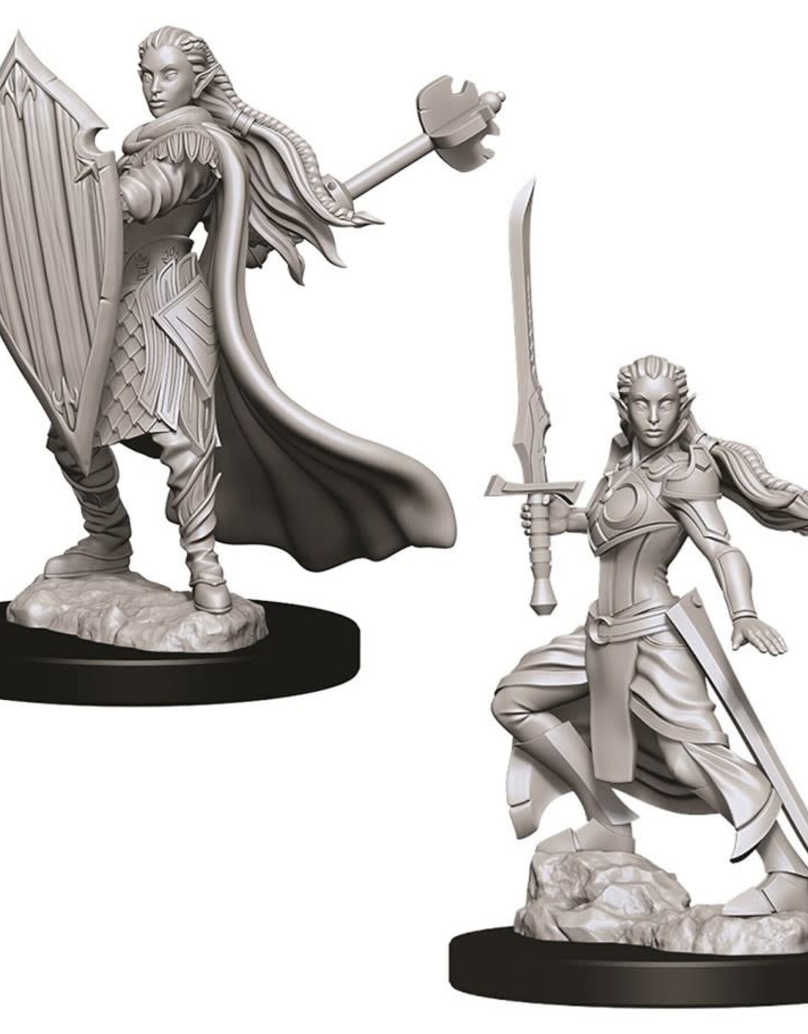 Wizkids D&D Unpainted Minis: Elf Paladin Female