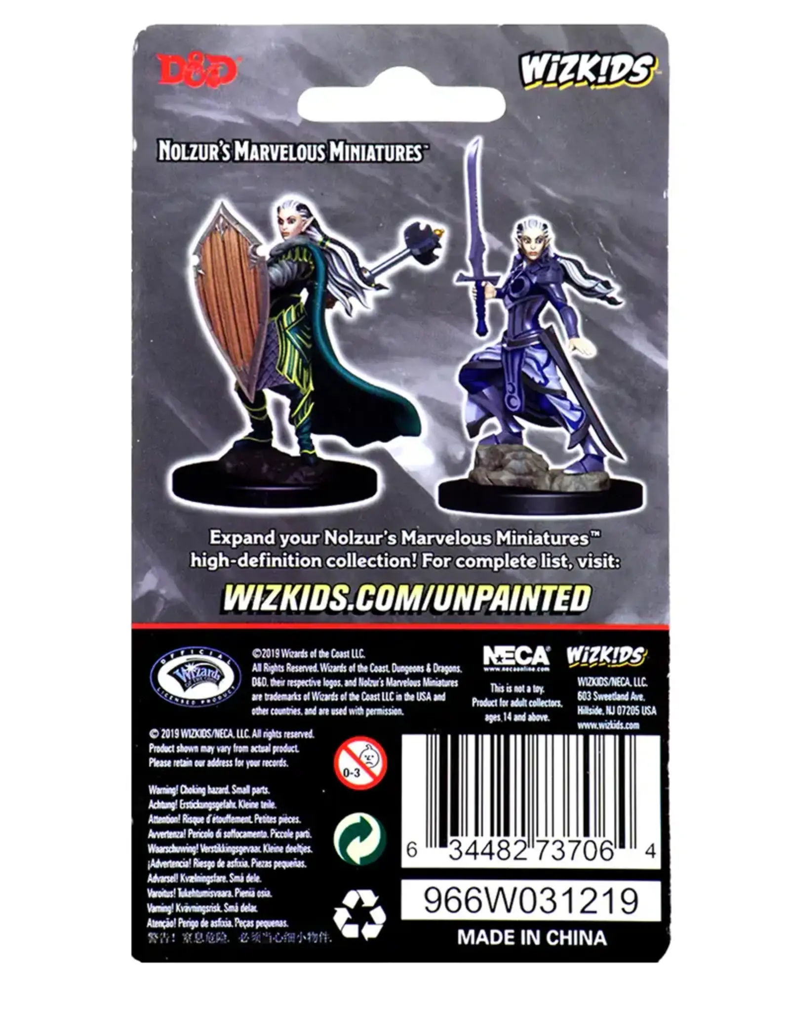 Wizkids D&D Unpainted Minis: Elf Paladin Female