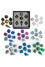Hymgho Premium Dice Mystery RPG Dice (7) Sharp Edge Resin