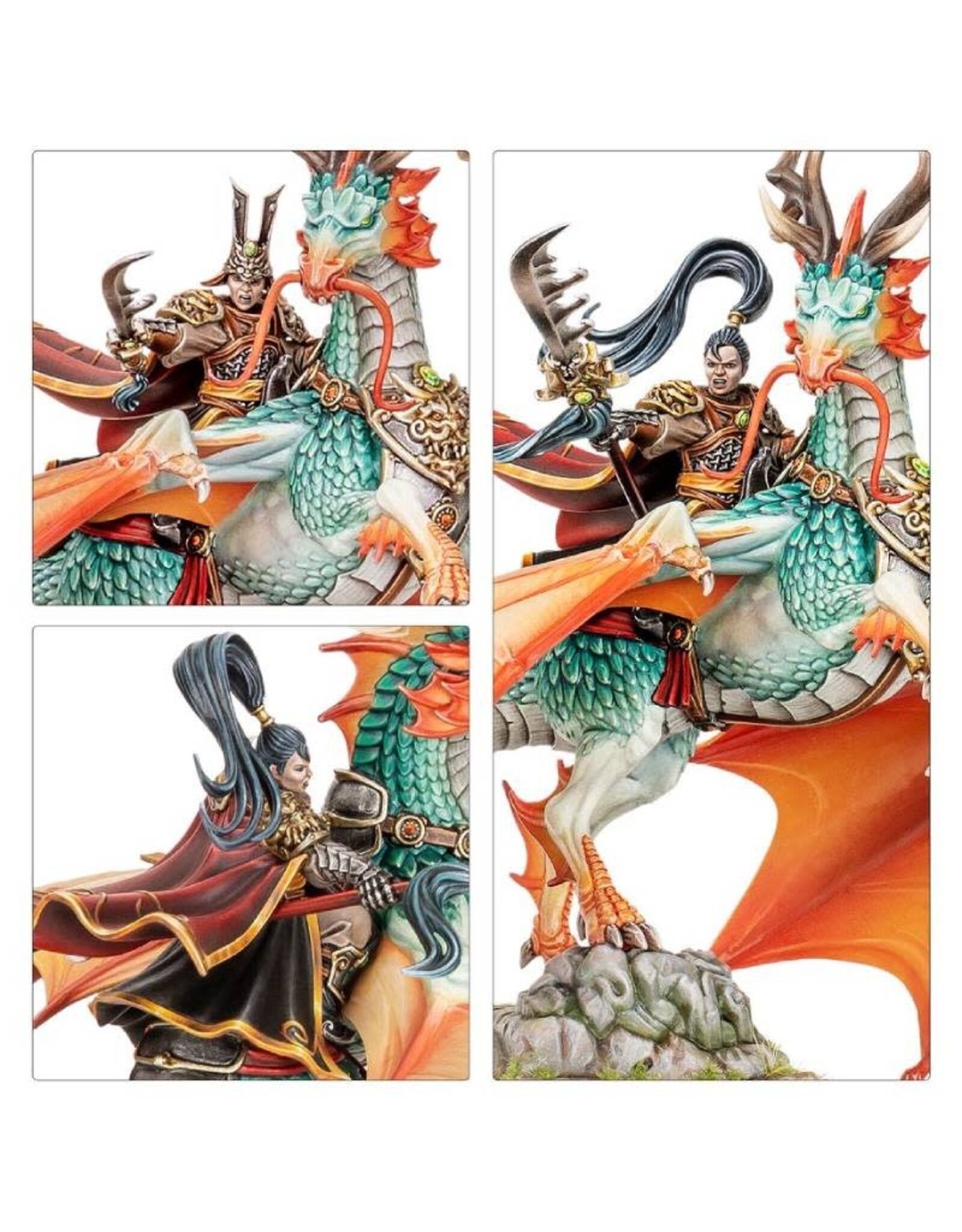 Games Workshop Warhammer The Old World Grand Cathay Shugengan Lord on Great Spirit Longma