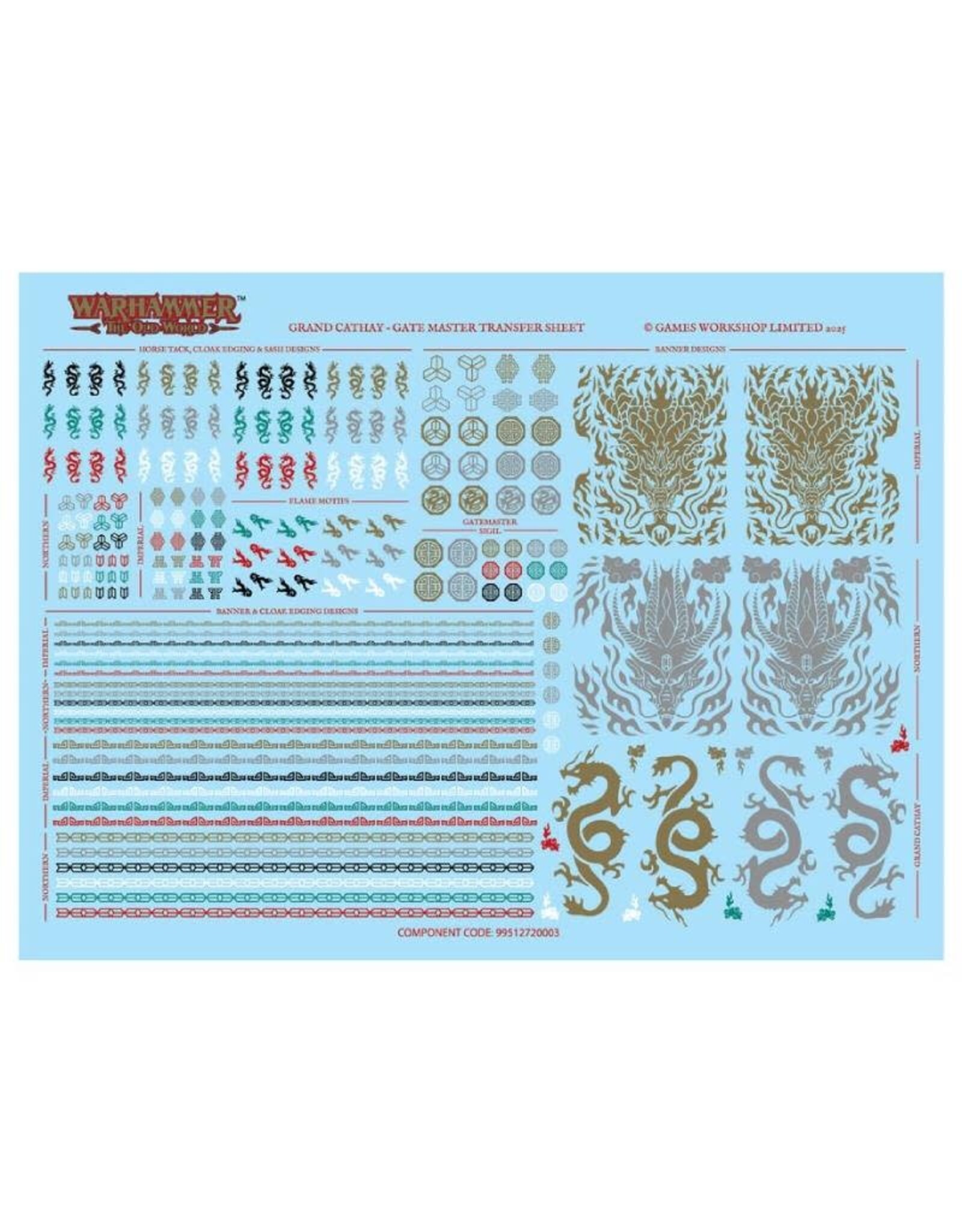 Games Workshop Warhammer The Old World Grand Cathay Gate Masters of the Celestial Cities