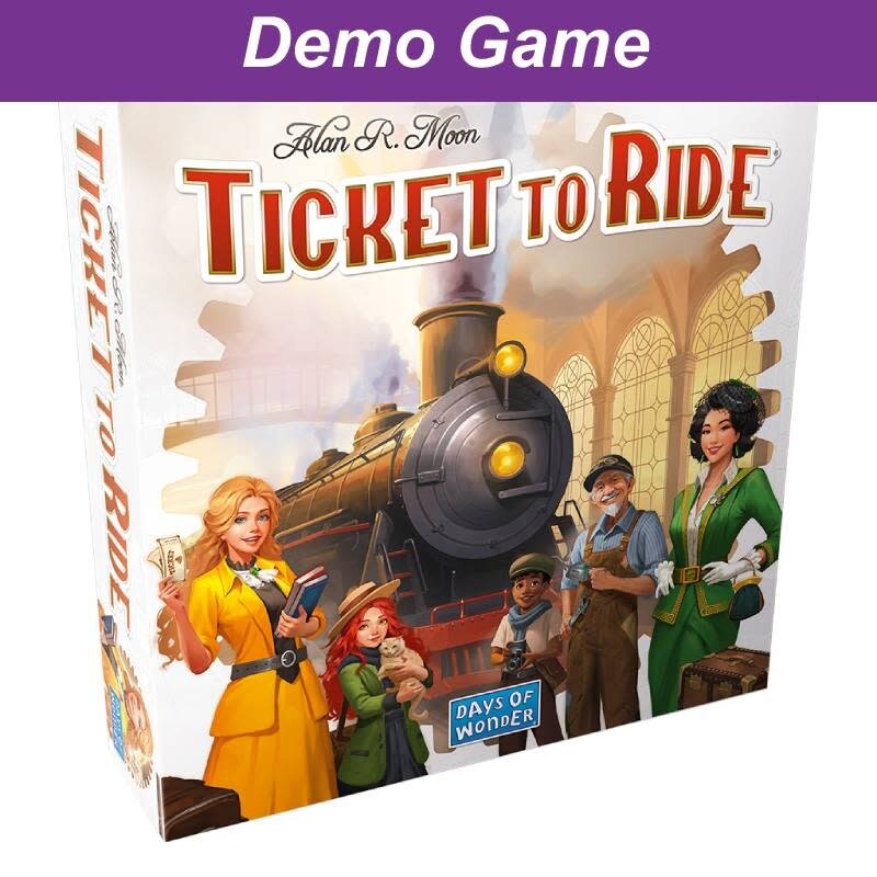 (DEMO) Ticket to Ride USA. Free to Play In Store!