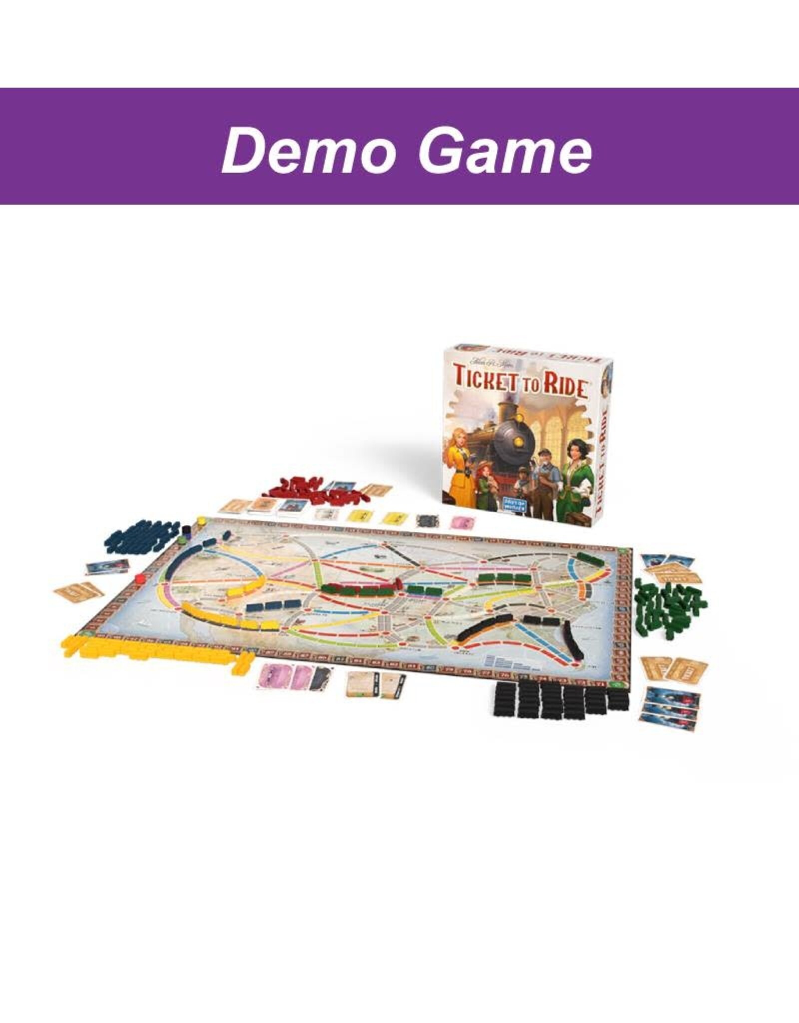 (DEMO) Ticket to Ride USA. Free to Play In Store!