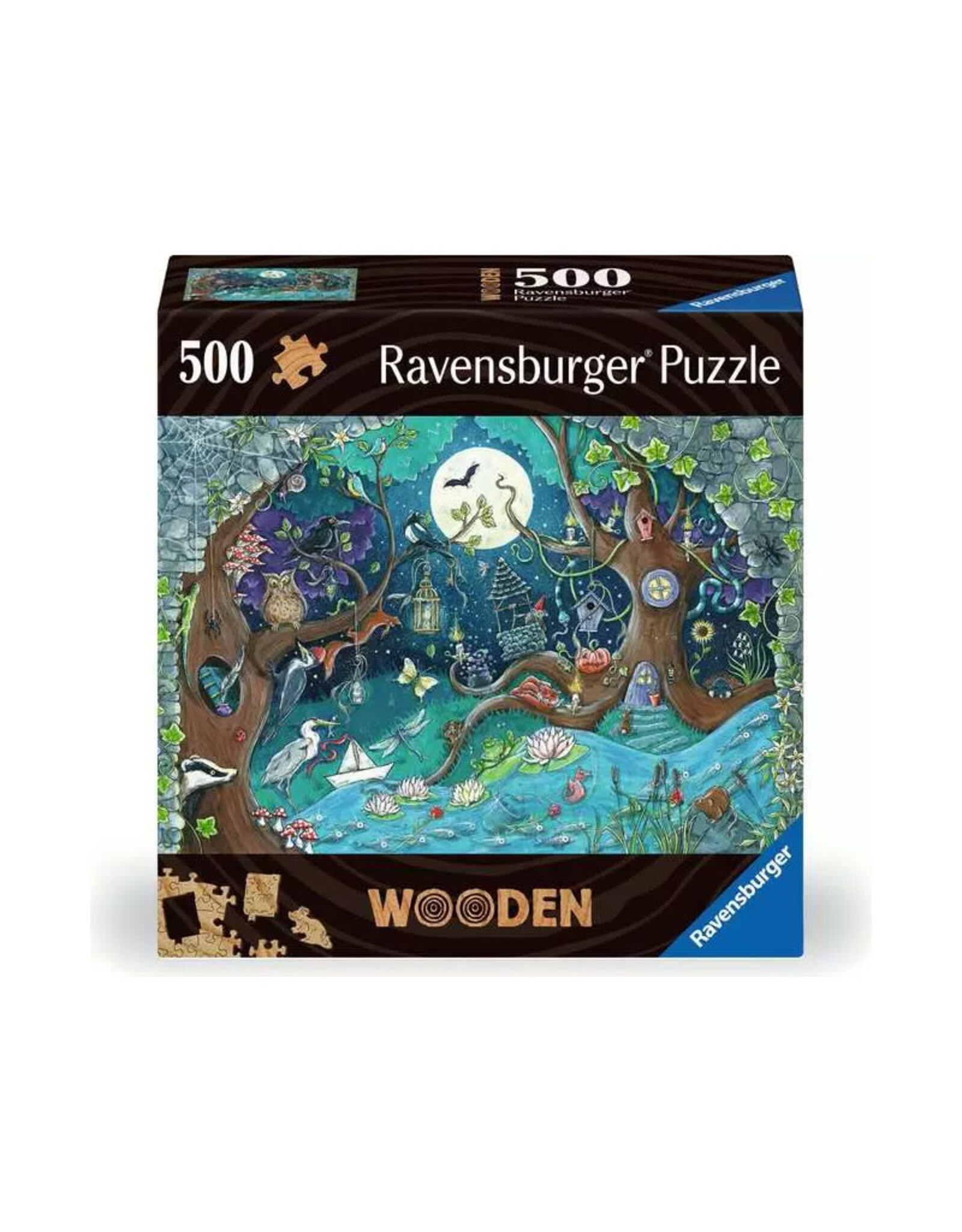 Ravensburger Wooden: Fantasy Forest Puzzle (500 PCS)