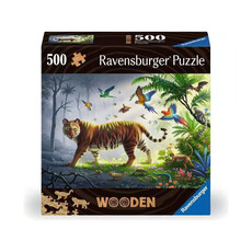 Ravensburger Wooden: Jungle Tiger Puzzle (500 PCS)