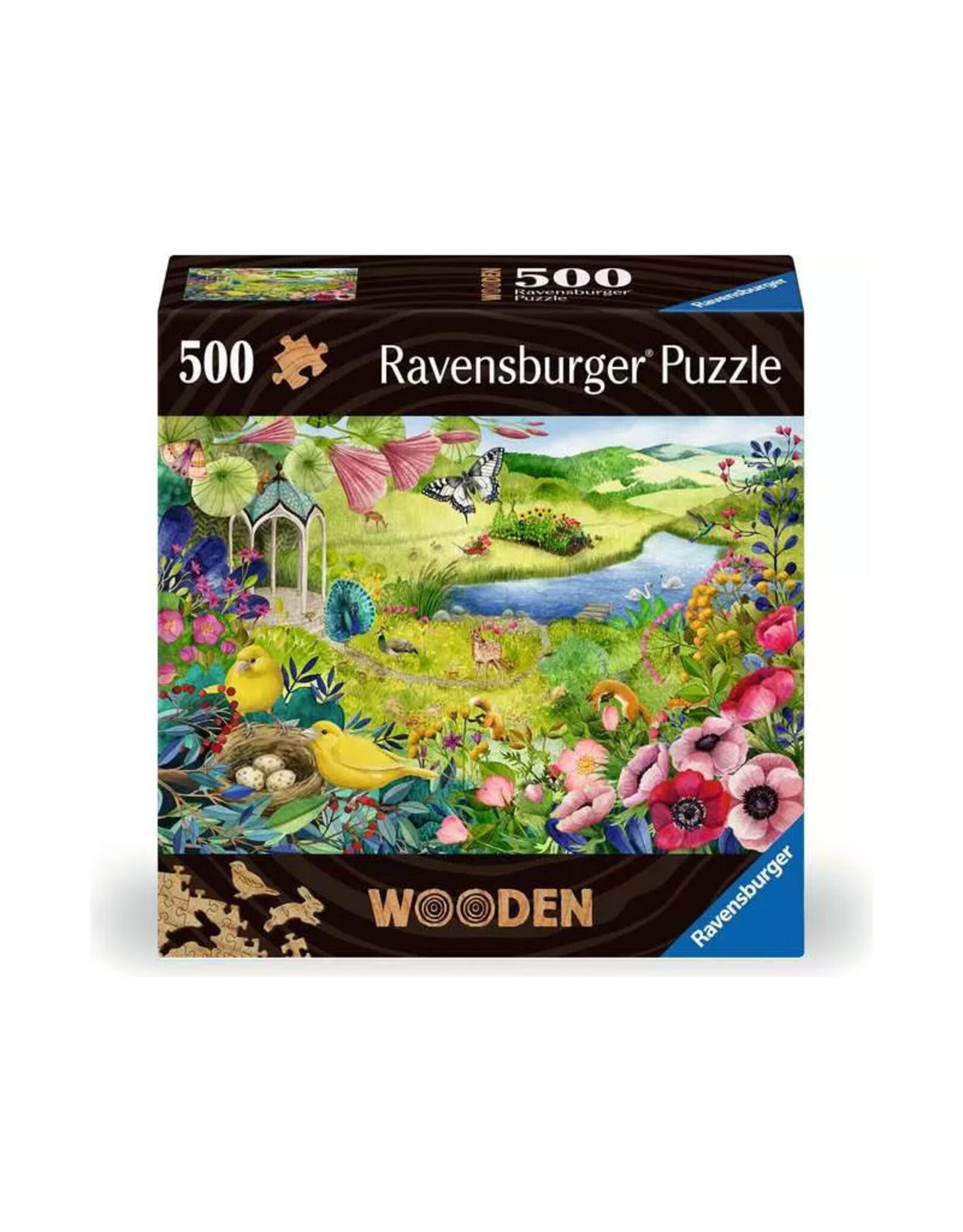 Ravensburger Wooden: Nature Garden Puzzle (500 PCS)