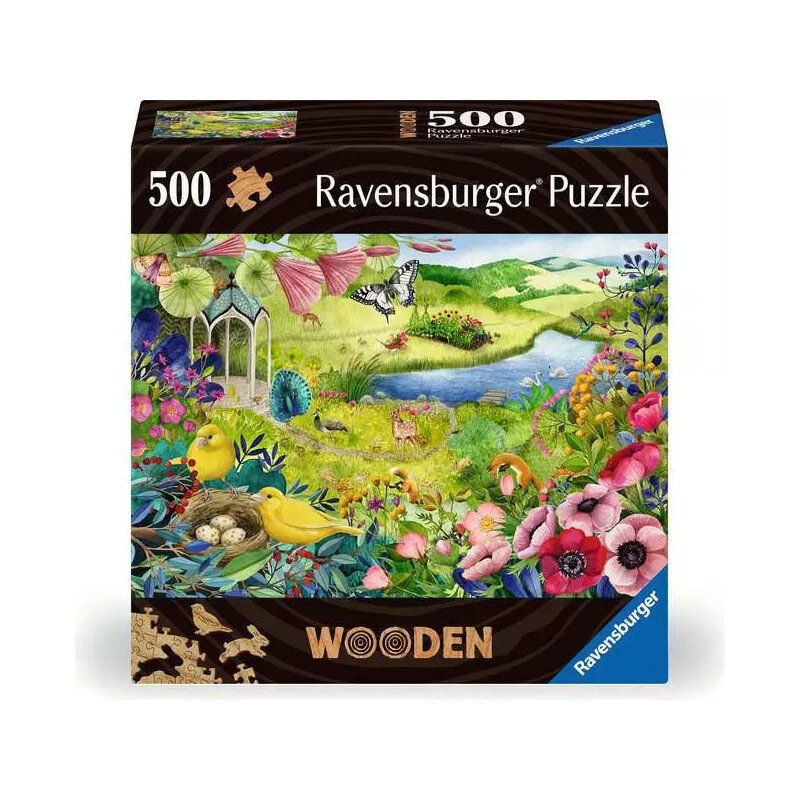 Ravensburger Wooden: Nature Garden Puzzle (500 PCS)