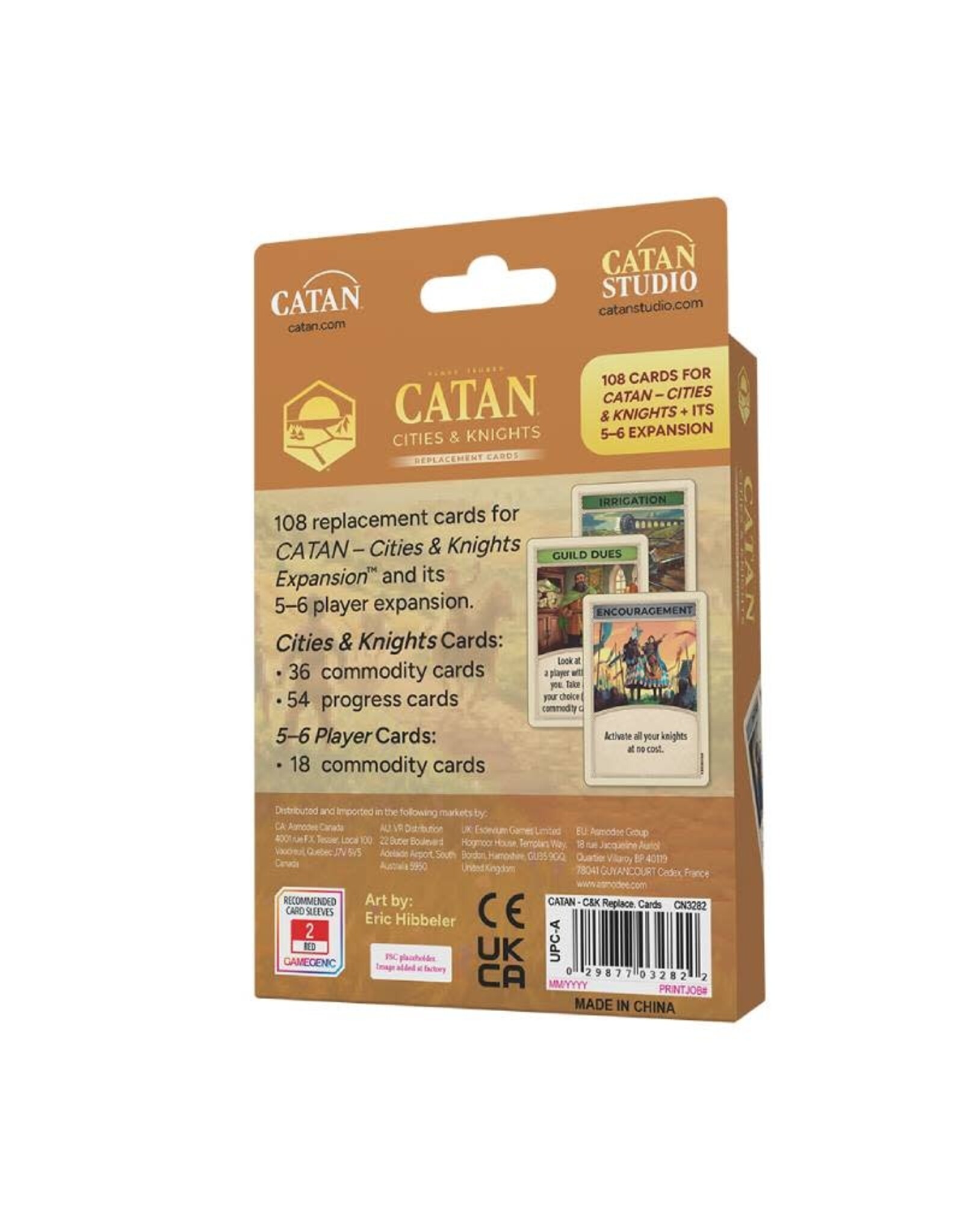 Catan Studios Catan - Cities & Knights Replacement Cards