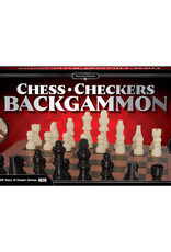 Pressman 3-in-1 Chess Checkers Backgammon Pressman