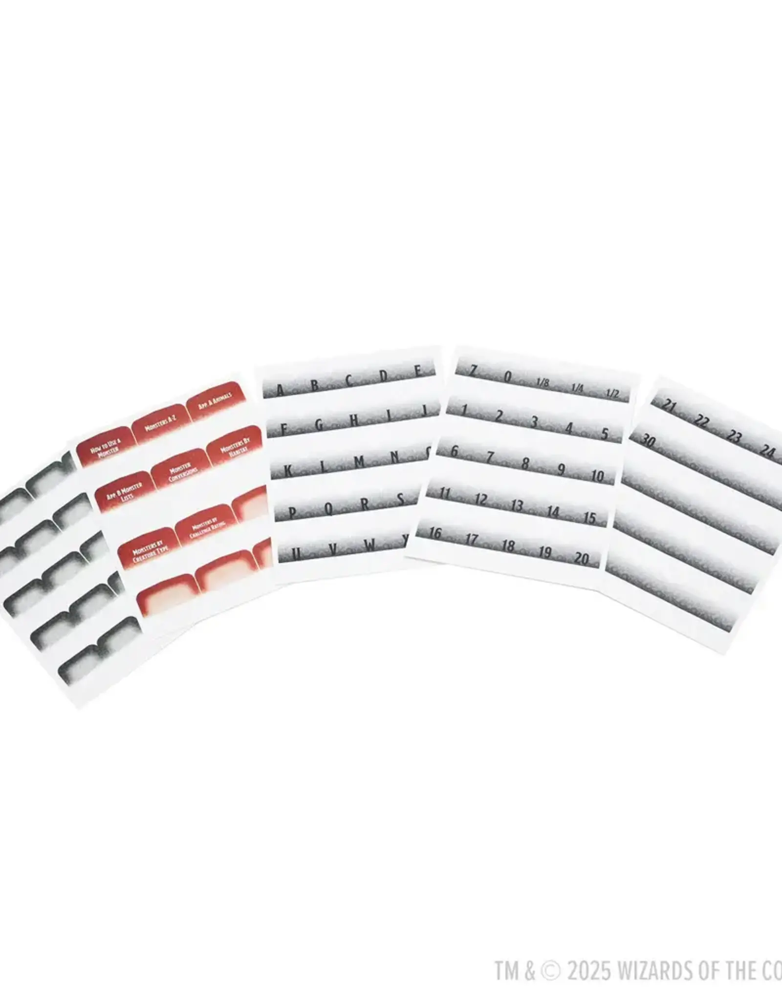 Wizkids D&D Book Tabs: Monster Manual