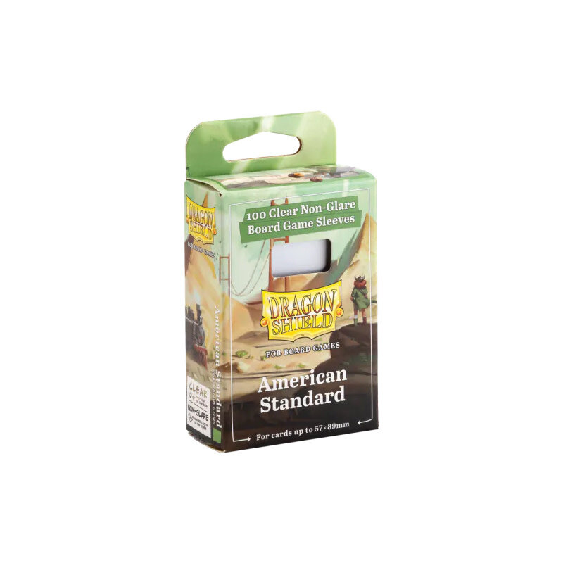 Arcane Tinmen Board Game Sleeves: Dragon Shield (100) Standard American with Box