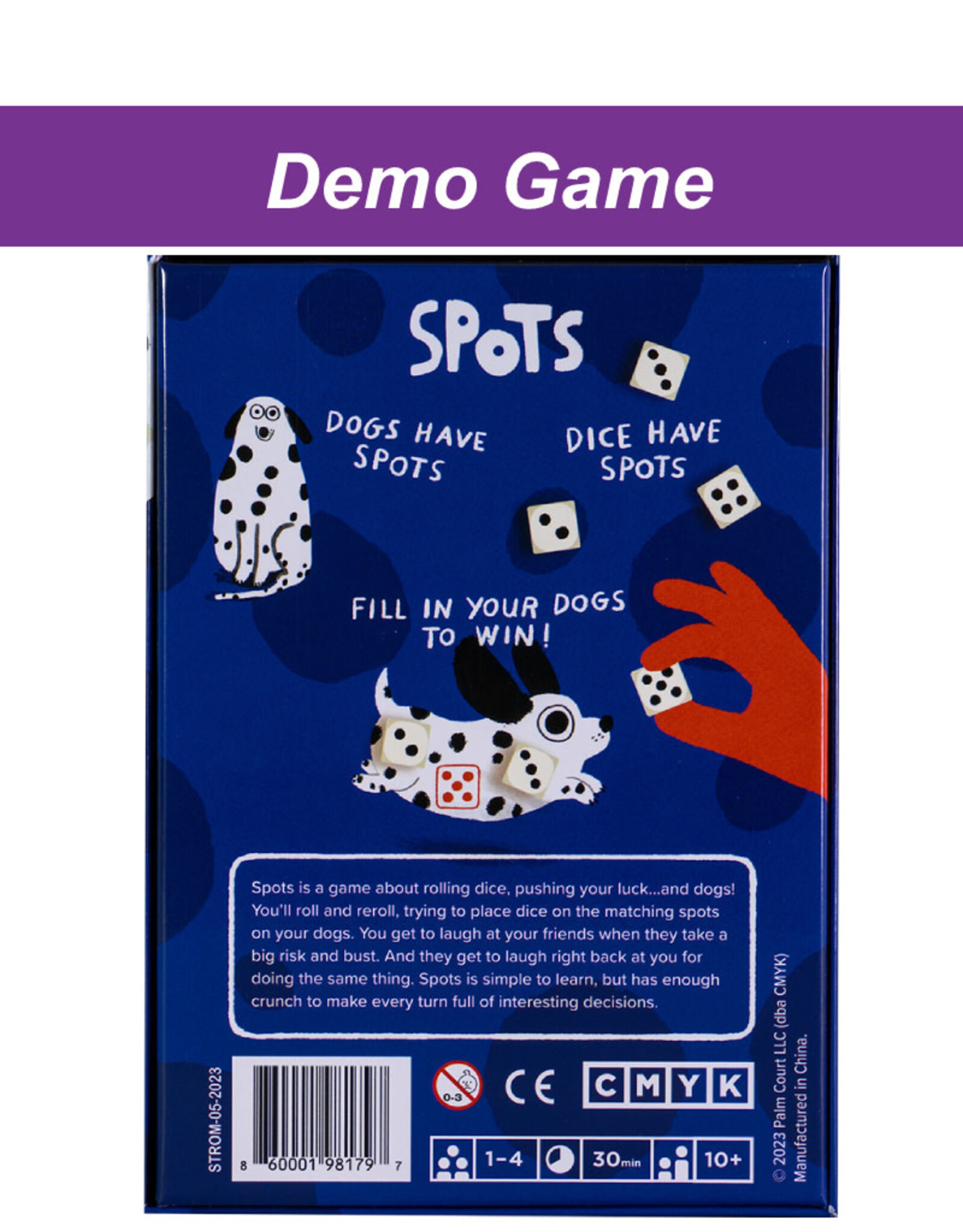 (DEMO) Spots. Free to Play In Store!