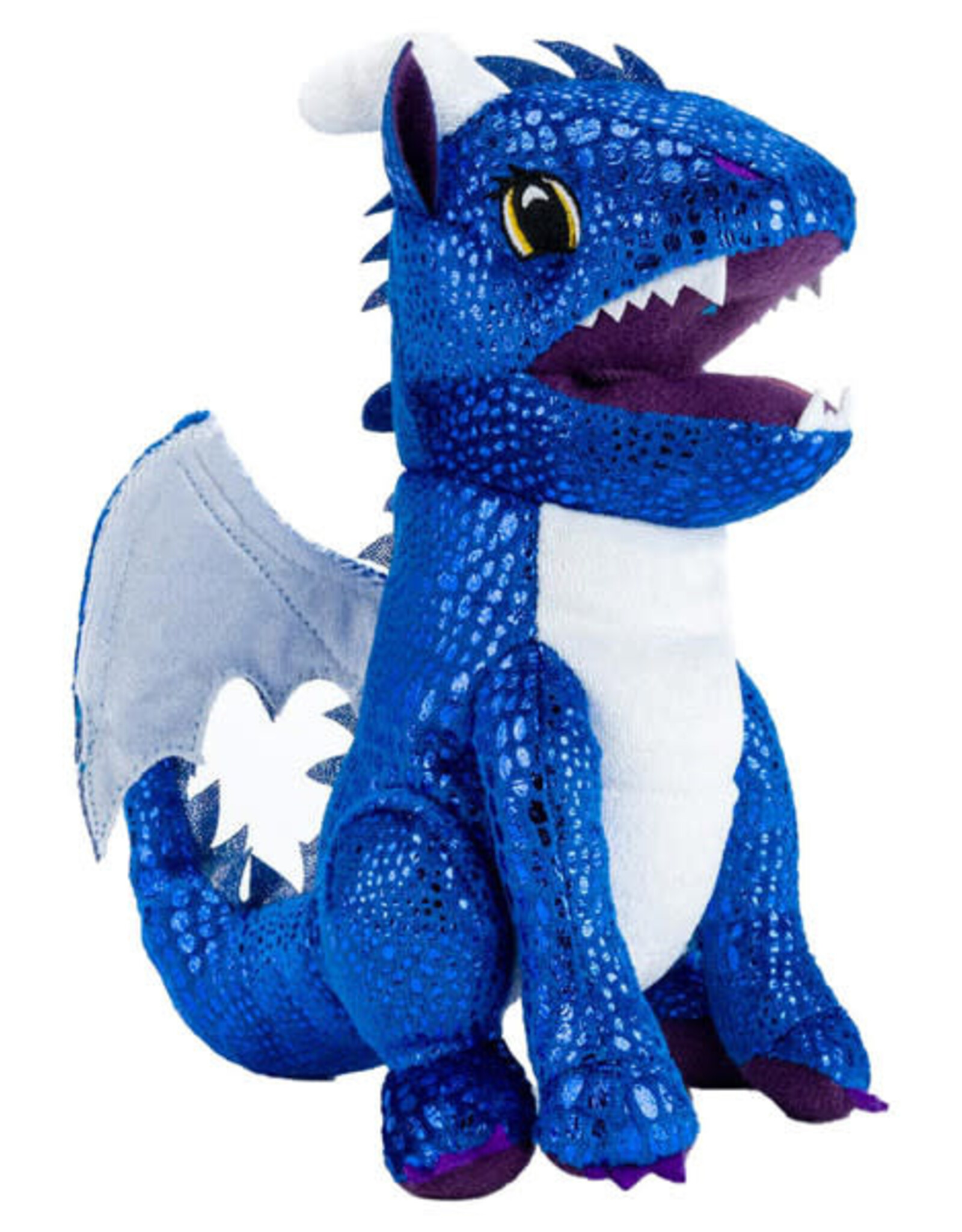 FanRoll Dice Bag: Dragon Plush Blue