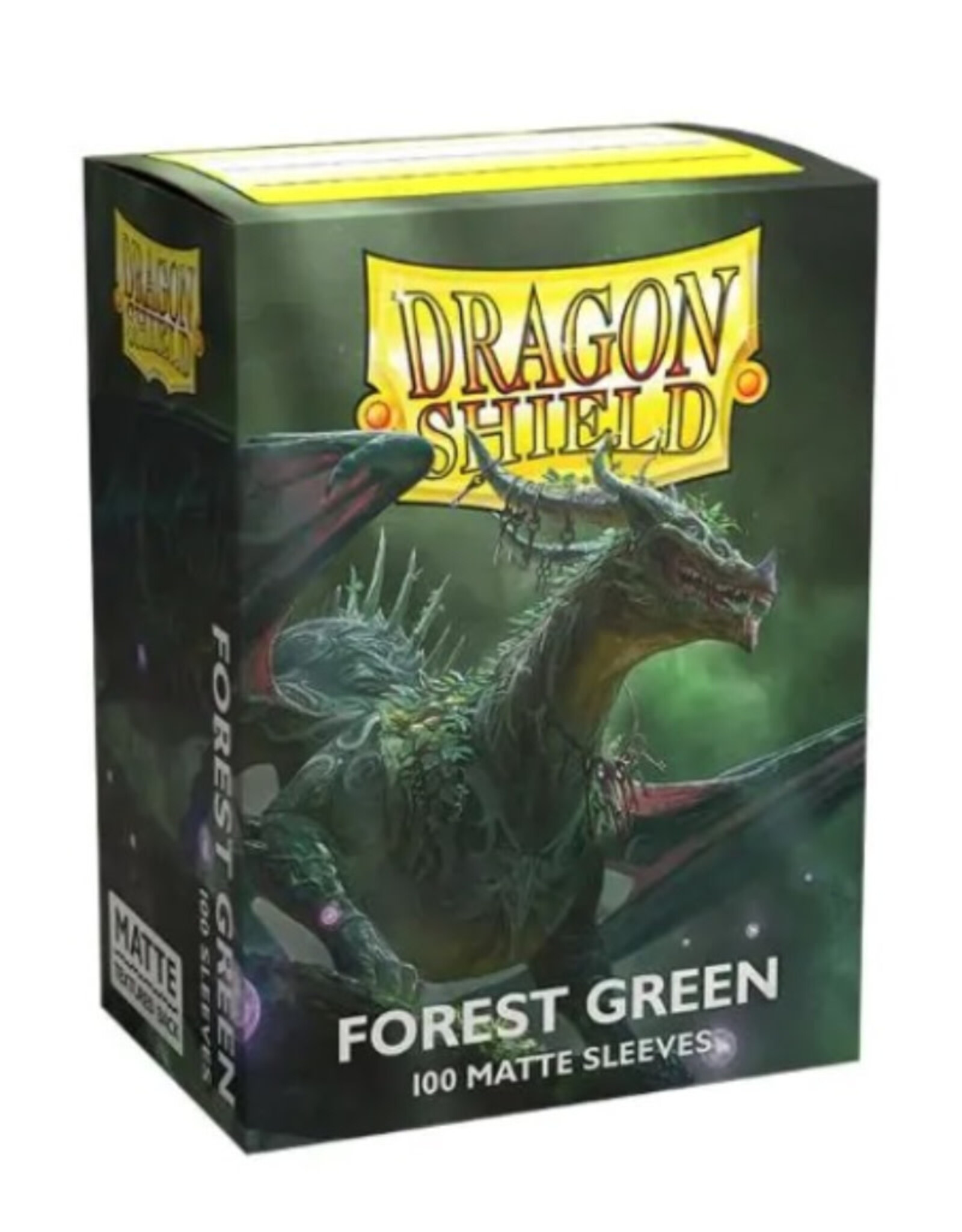 Arcane Tinmen Sleeves: Dragon Shield Matte Non-Glare (100) Green