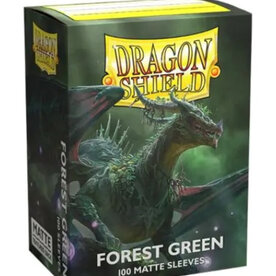 Arcane Tinmen Sleeves: Dragon Shield Matte Non-Glare (100) Green