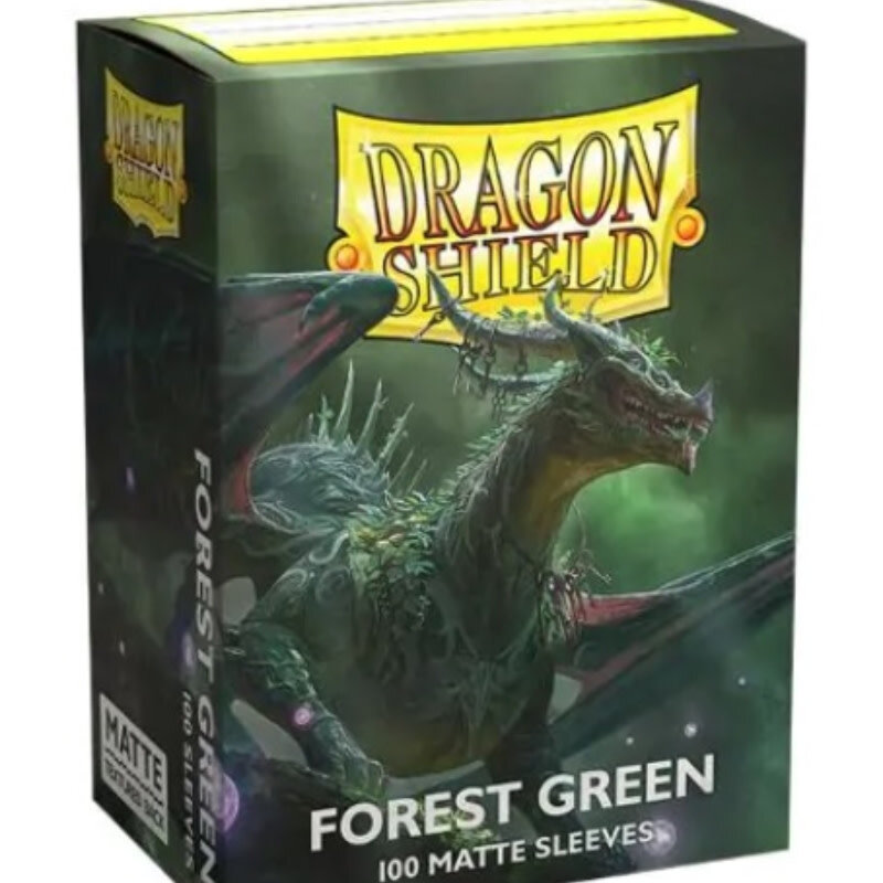 Arcane Tinmen Sleeves: Dragon Shield Matte Non-Glare (100) Green