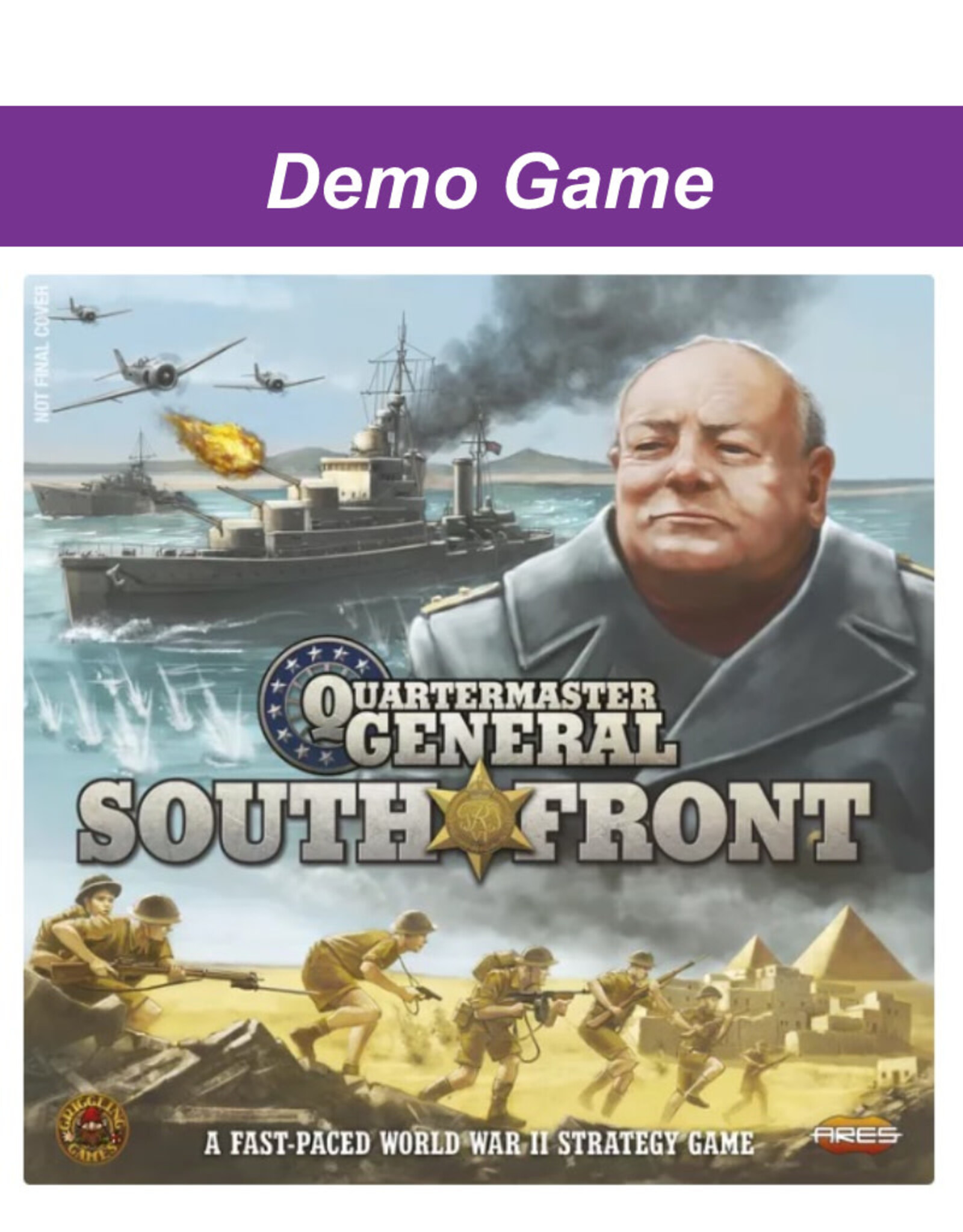 Ares Games (DEMO) Quartermaster General South Front. Free to Play In Store!