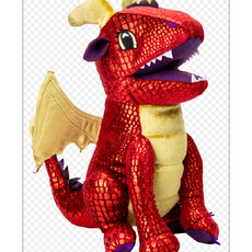 FanRoll Dice Bag: Dragon Plush Red