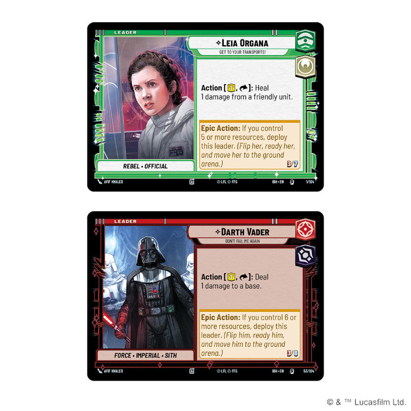 Star Wars Unlimited Intro Battle Hoth Starter