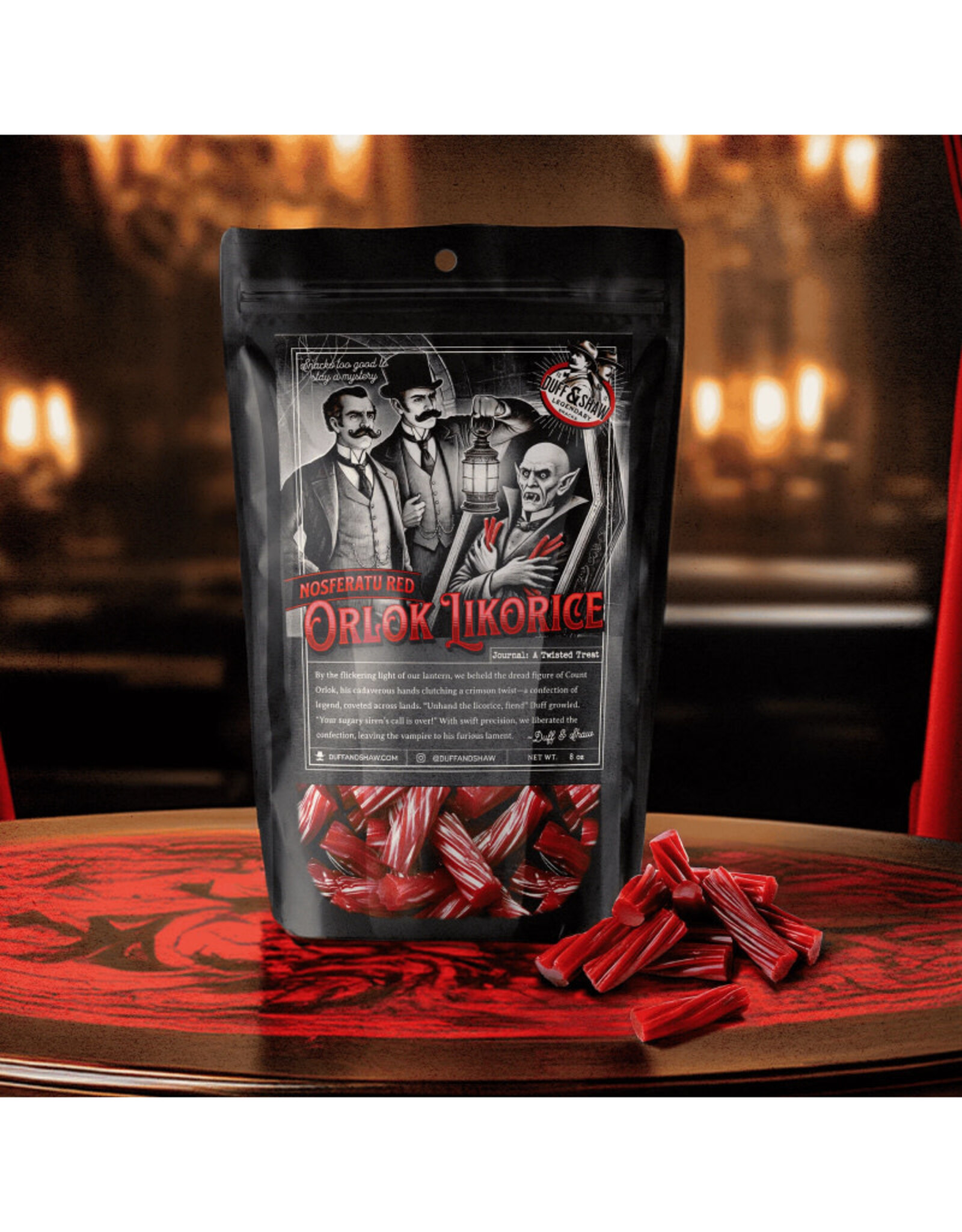 Faire Nosferatu's Red Licorice