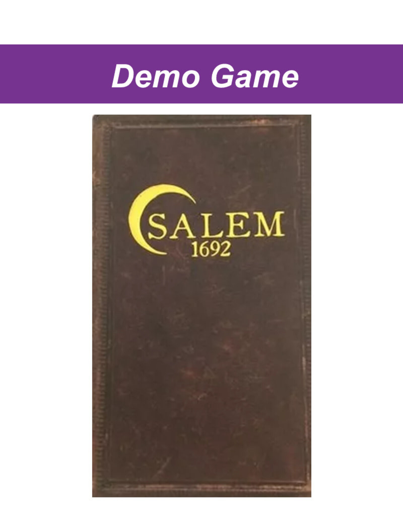 Game Night Games (DEMO) Salem 1692. Free to play in store!