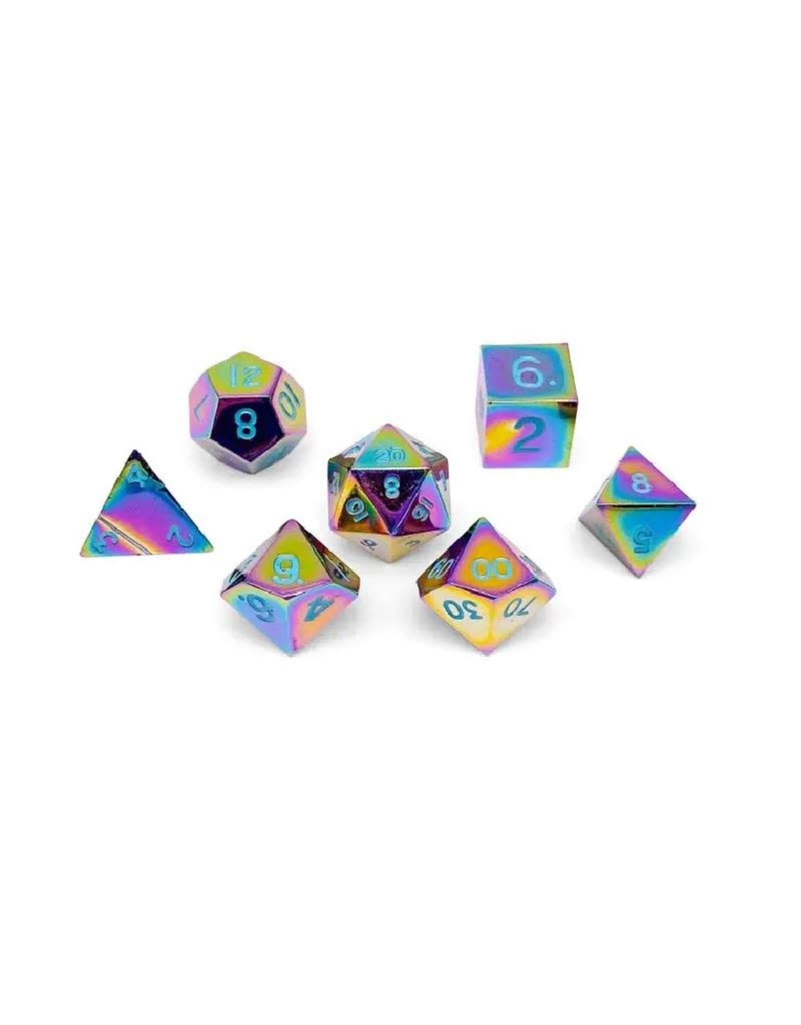 Norse Foundry Queens Treasure - 7 Piece Metal D&D & Rpgs Dice Set