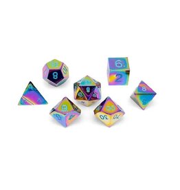 Norse Foundry Queens Treasure - 7 Piece Metal D&D & Rpgs Dice Set