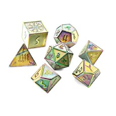 Norse Foundry Norse Metal RPG Dice (7) Yggdrasil