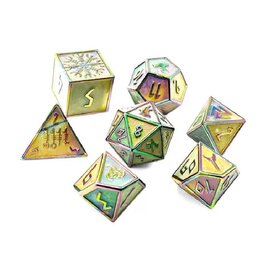 Norse Foundry Norse Metal RPG Dice (7) Yggdrasil