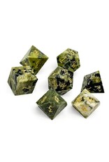 Norse Foundry Norse Stone RPG Dice (7) African Jade