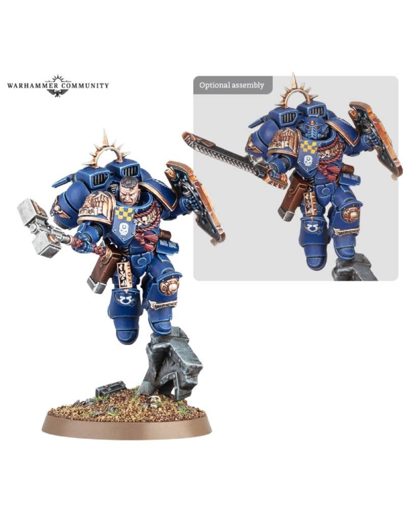 Games Workshop Warhammer 40K: Captain with Jump Pack and Relic Shield