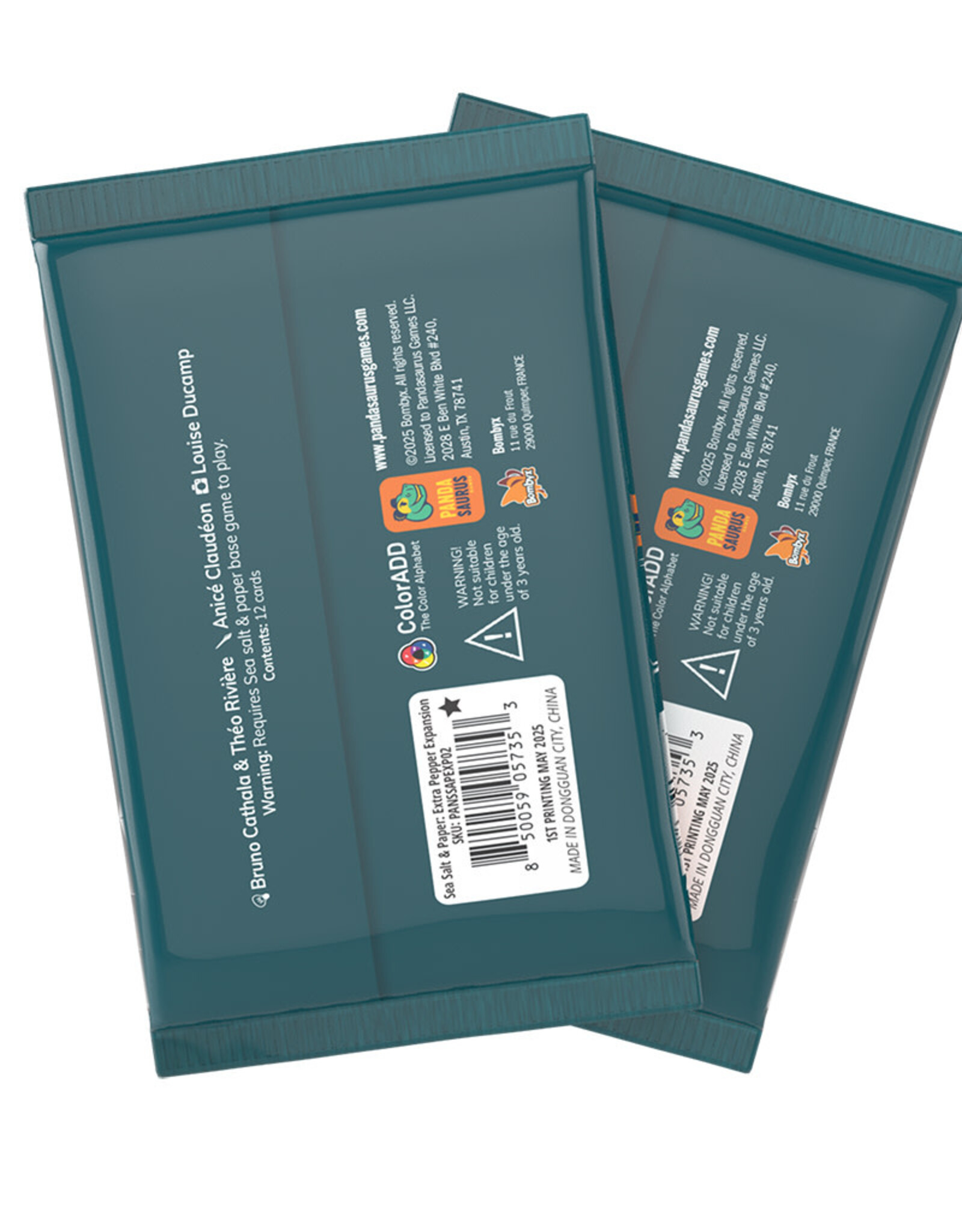 Pandasaurus Sea Salt and Paper Extra Pepper