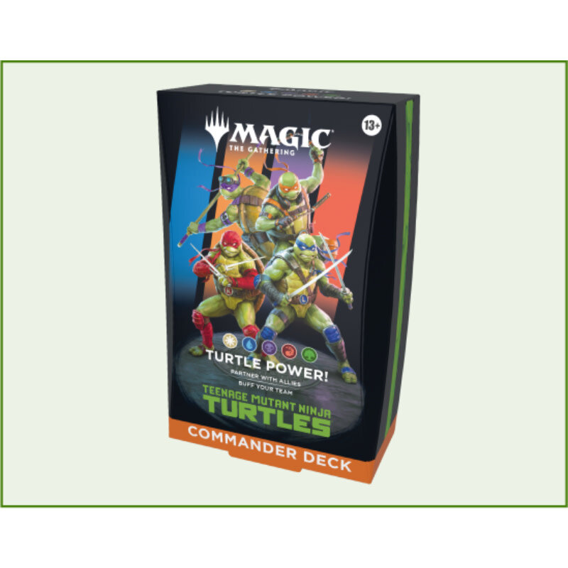 Wizards of the Coast MTG Teenage Mutant Ninja Turtles Commander Deck Turtle Power