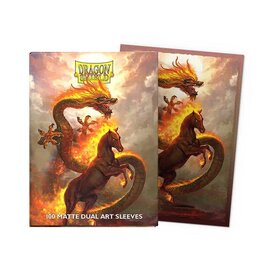 Arcane Tinmen Sleeves: Dragon Shield Matte Dual Art (100) Fire Horse 2026
