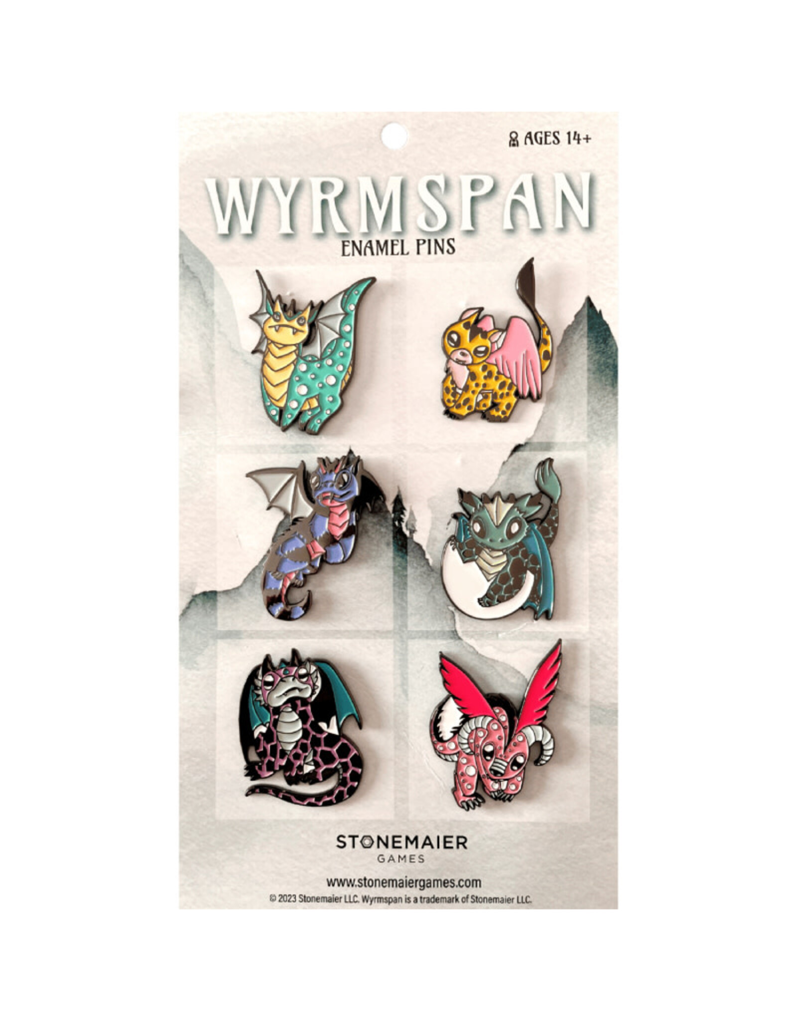 Stonemaier Games Wyrmspan Enamal Pins