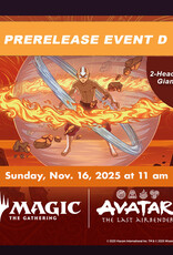 Wizards of the Coast MTG Avatar Prerelease 2HG EVENT D (SUN, Nov. 16, 11:00 am)
