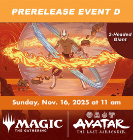 Wizards of the Coast (Sold Out) MTG Avatar Prerelease 2HG EVENT D (SUN, Nov. 16, 11:00 am)