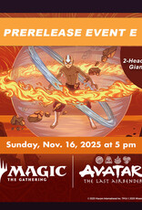 Wizards of the Coast MTG Avatar Prerelease 2HG EVENT E (SUN, Nov. 16, 5:00 pm)