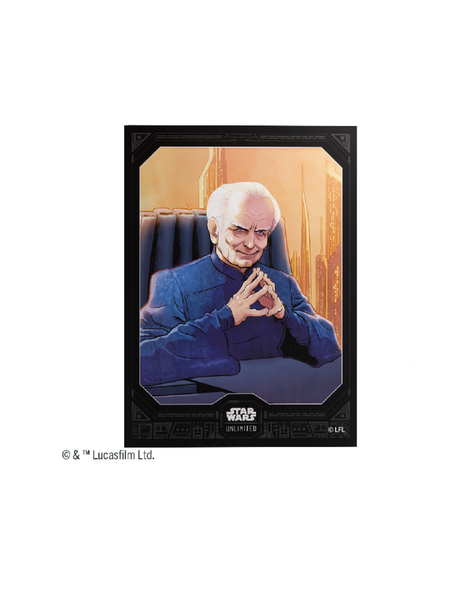 Fantasy Flight Games Sleeves: Star War Unlimited Chancellor Palpatine