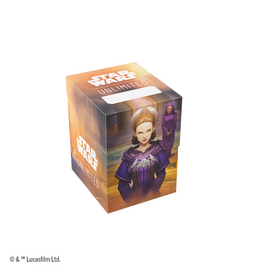 Fantasy Flight Games Deck Box Soft Crate Star Wars Unlimited Palpatine/Padme Amidala