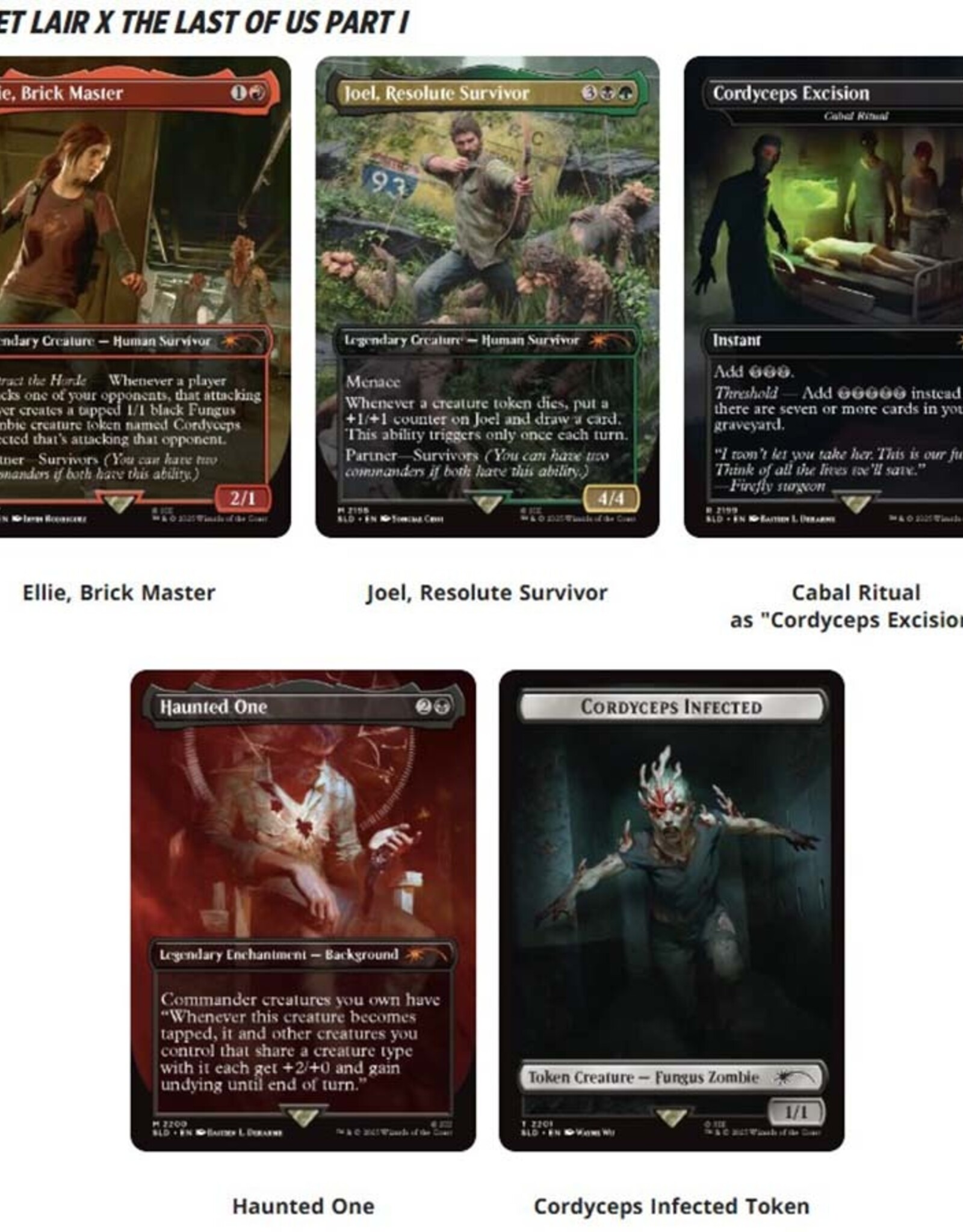 Wizards of the Coast MTG Secret Lair Drop: Last of Us Part One Chasing Hope (NONFOIL)