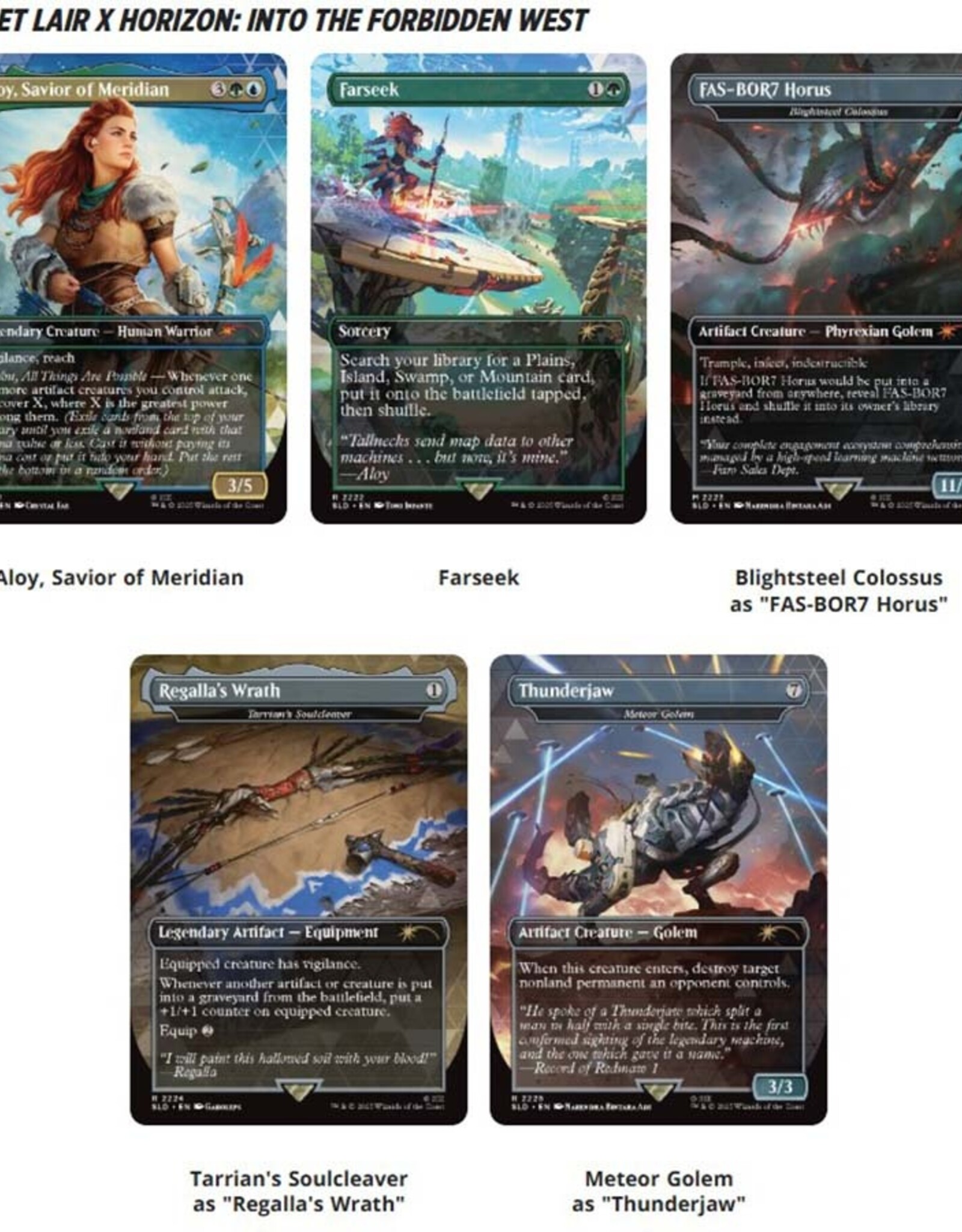 Wizards of the Coast MTG Secret Lair Drop Horizon Into the Forbidden West (NONFOIL)