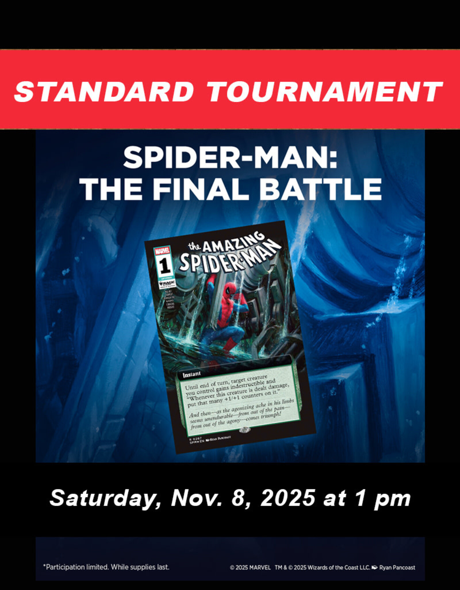 Game Night Games MTG Spider-Man: The Final Battle Tournament (Nov. 8, 2025 at 1 pm)
