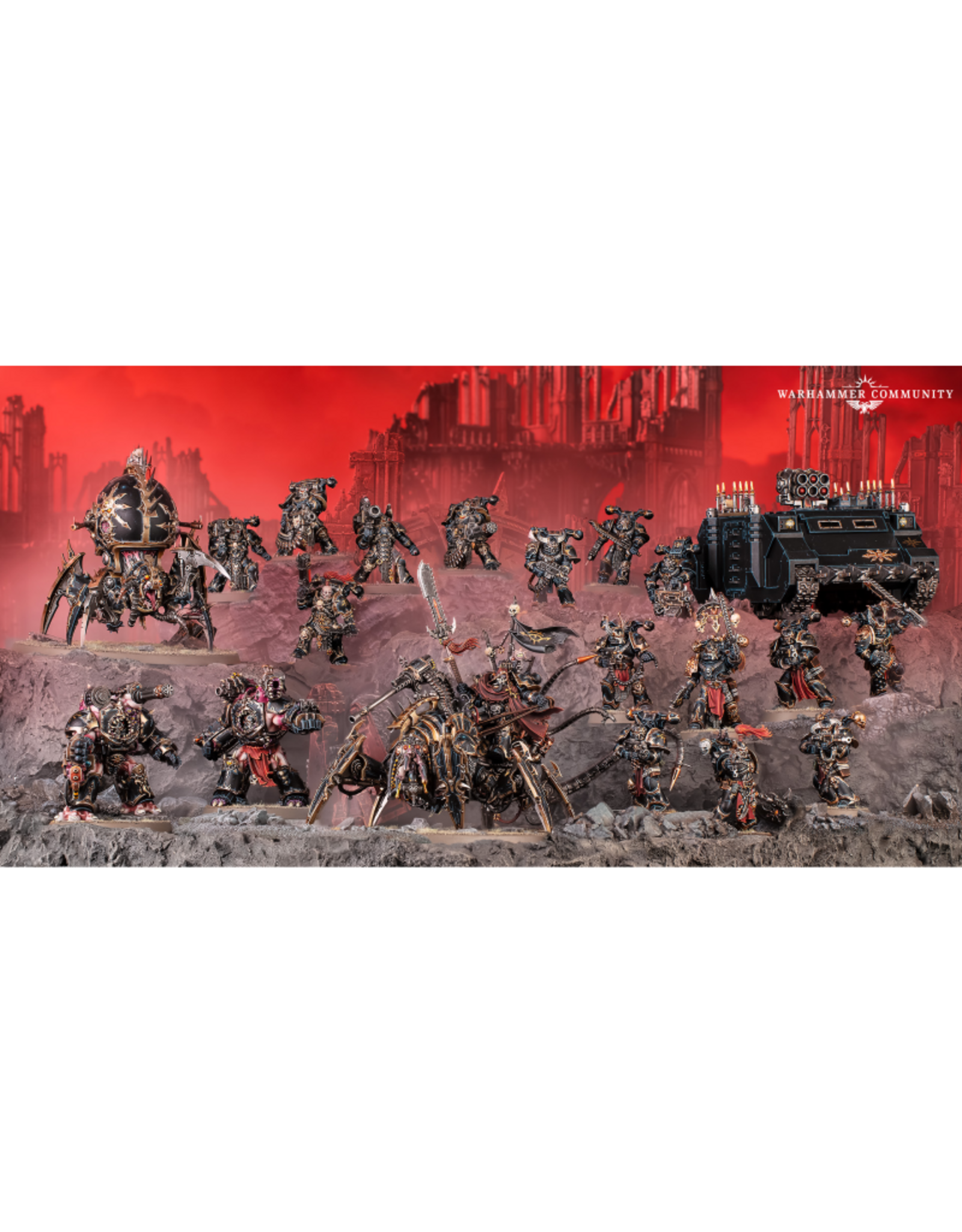 Games Workshop Warhammer 40k Battleforce Chaos Space Marines - Hellforged Warband