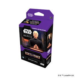 Star Wars Unlimited Secrets of Power: Chancellor Palpatine Spotlight Deck