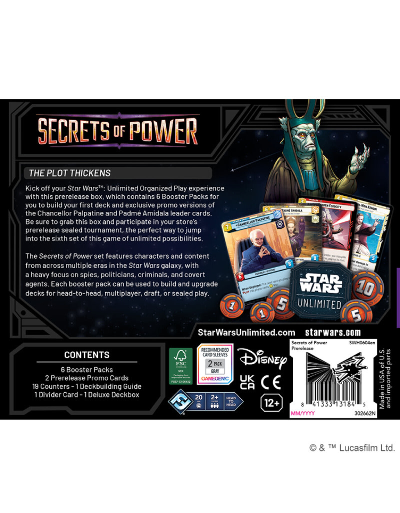 Fantasy Flight Games Star Wars: Unlimited - Secrets of Power: Prerelease Box