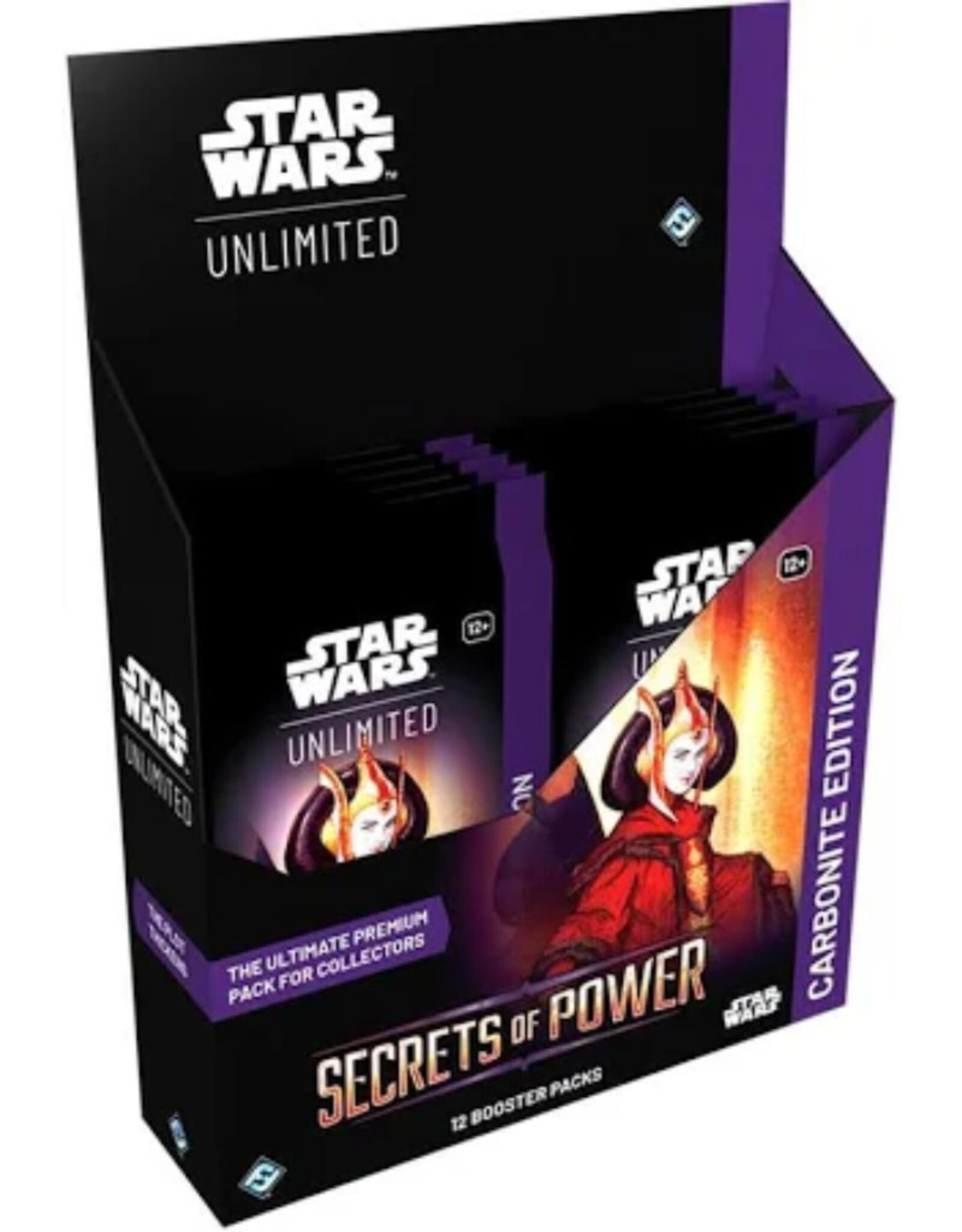 Fantasy Flight Games Star Wars Unlimited Secrets of Power: Carbonite Booster Display (12)