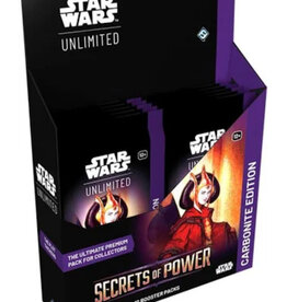 Fantasy Flight Games Star Wars Unlimited Secrets of Power: Carbonite Booster Display (12)