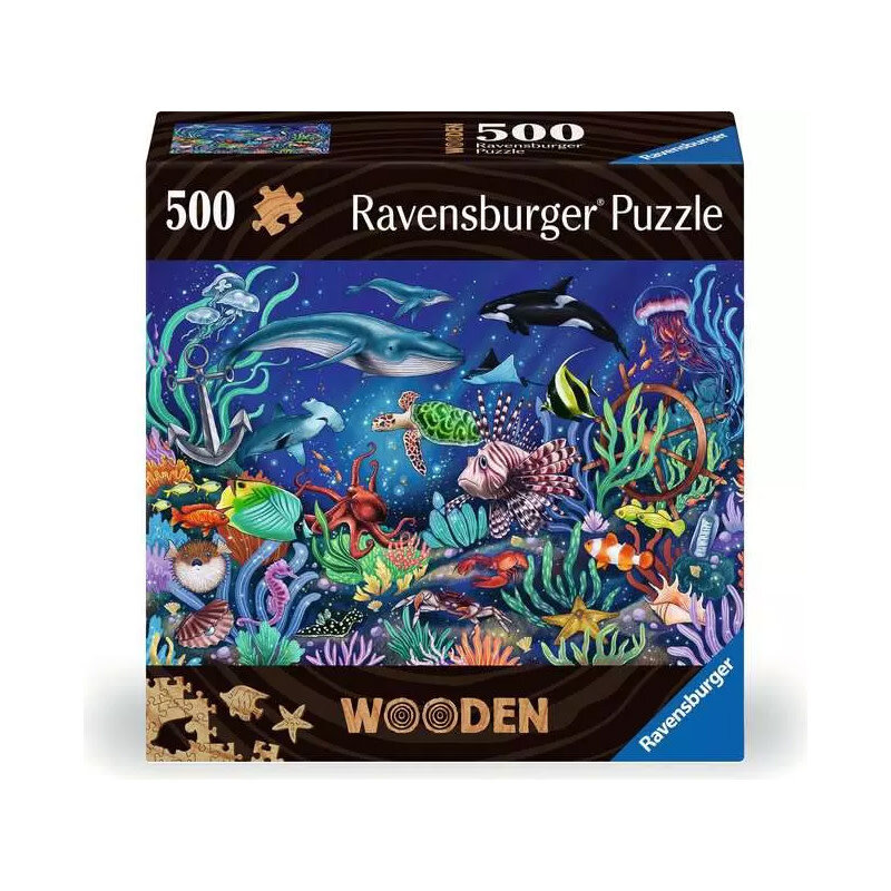 Ravensburger Wooden: Under the Sea Puzzle (500 PCS)