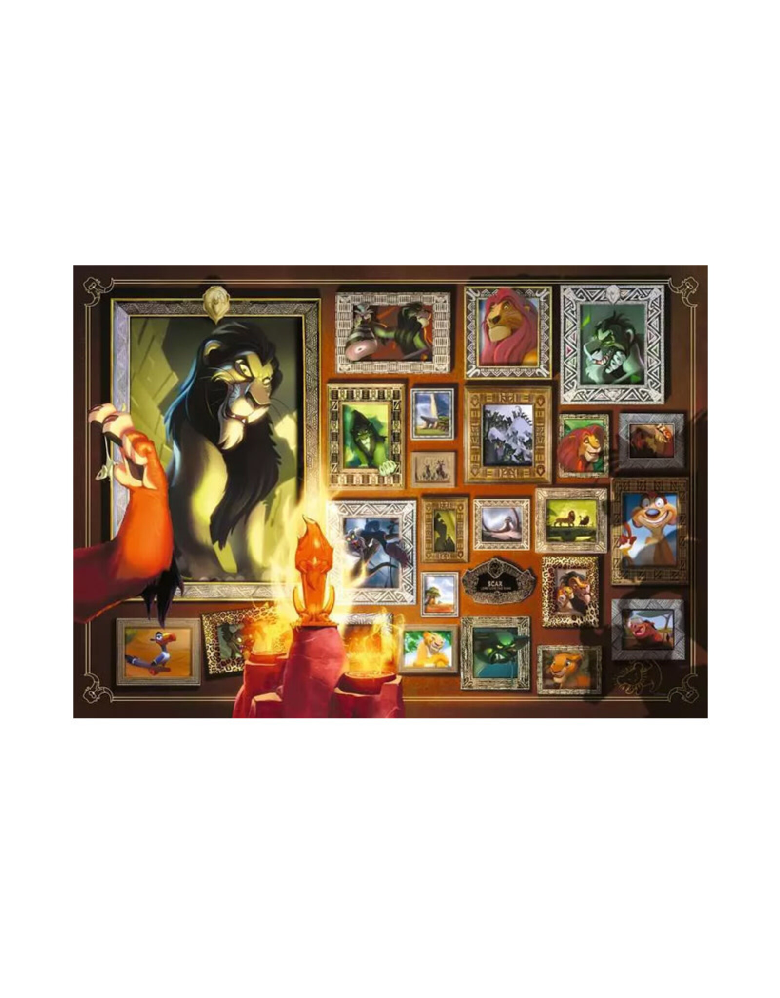 Ravensburger Disney Villainous: Scar Puzzle (1000 PCS)